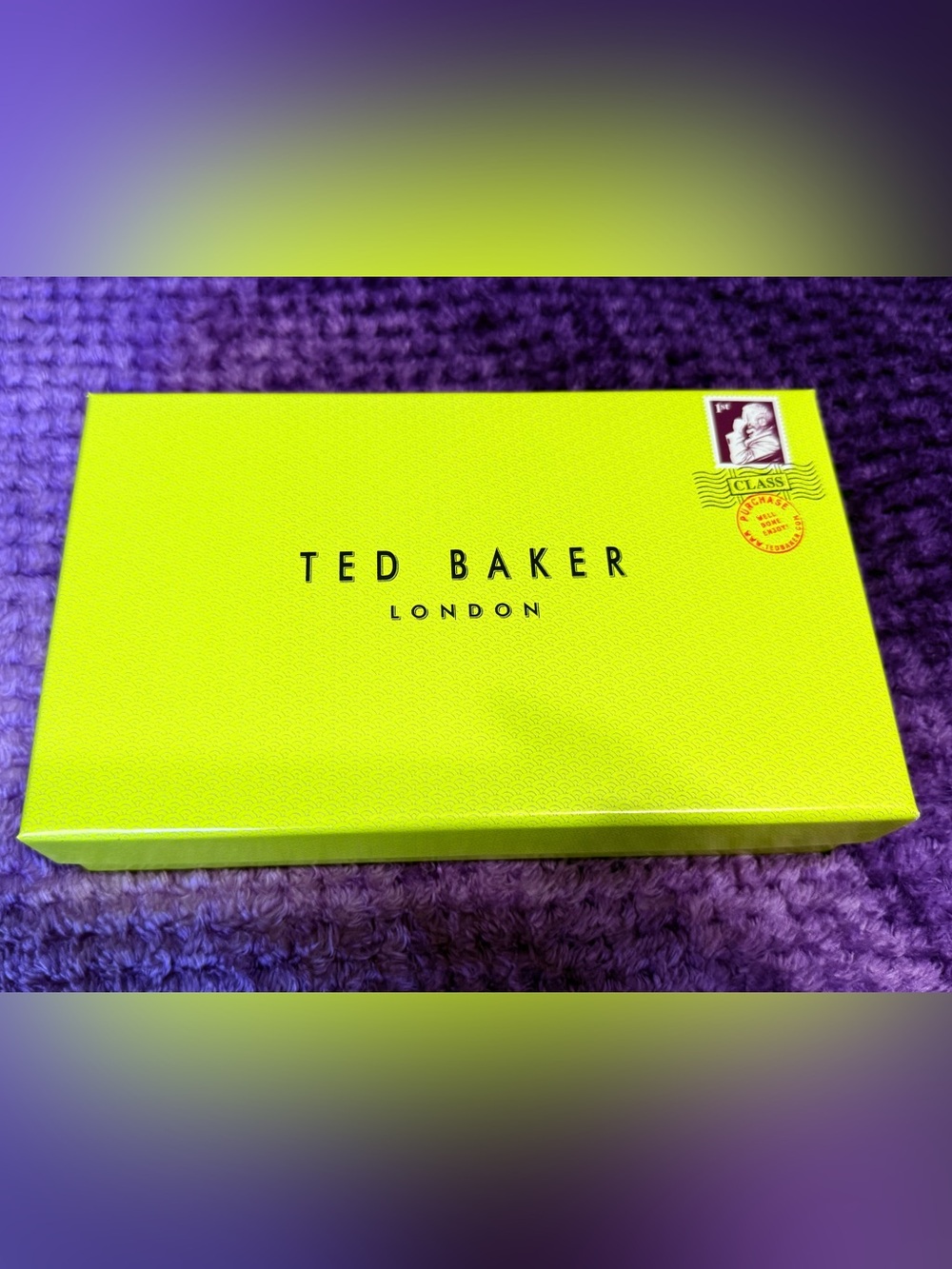 NWT IN BOX The Ted Baker Elador Crinkle Patent Bobble Matinee - Picture 2 of 16